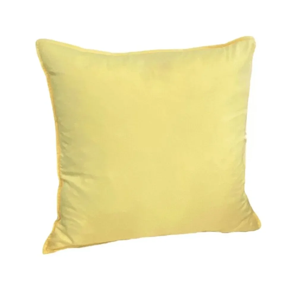 Lacoste Yellow Button Throw Pillow 18